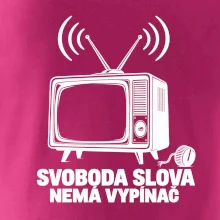 Svoboda slova nemá vypínač retro televize