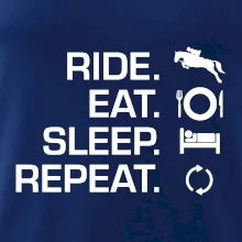 Ride Eat Sleep Repeat koně Ride Eat Sleep Repeat koně