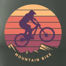 MTB barevné kolo západ slunce