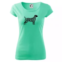Labrador nápis v těle