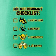 Můj boulderingový checklist
