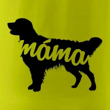 Zlatý retrívr máma obrys