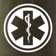 Rescue logo samostatné kulaté