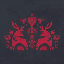 Folklor - dva jeleni