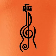 Houslový klíč kytara