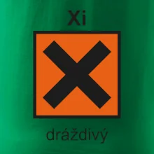 Xi Dráždivý - Výstražná tabulka na tričku