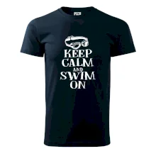 Keep calm and swim on