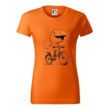 Roztomilý Dinosaurus na kole