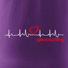 Moje srdce bije pro Geocaching -text
