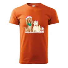 Veselé vánoce - pes, křeček a kočka