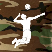 Volejbal nápřah muž