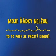 Moje řádky nelžou křivé polní brázdy