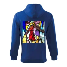 Vitráž - Ježíš a kříž