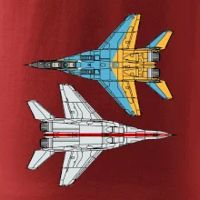 Mig 29 Fulcrum ze spoda a ze zhora