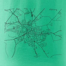 Mapy měst černobílé Klatovy