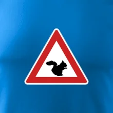 Dopravní značka - Pozor veverka