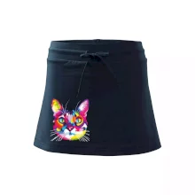 Kočka duhová hlava