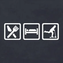 Eat sleep koloběh - koloběžka