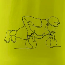 Kitebell posilování jedním tahem