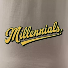 Generace Y - Millennials žlutý nápis