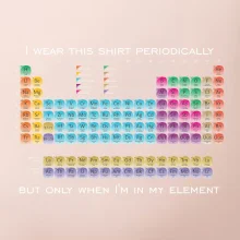 I wear this shirt periodically but only when I'm in my element