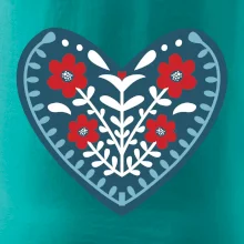 Folklor - srdce modré plné