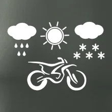 Motorkář za každého počasí - enduro