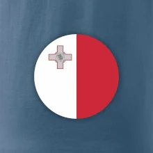 Vlajka Malta kulatá velká