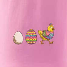 Evoluce vajíčka - velikonoce - slepice