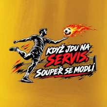 Nohejbalový pekelný servis