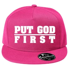 Put God first tlustý nápis
