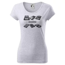 Backgammon černý set