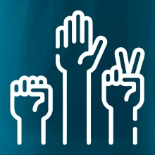 Kamen nůžky papír ikony