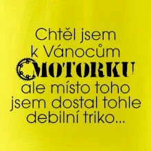 Chtěl / chtěla jsem dostat motorku - Vánoce
