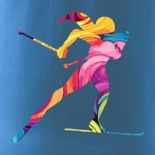 Barevná běžkařka