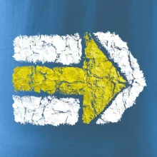 Párová turistická značka žlutá