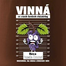 Vinná réva odsouzena Tramín červený