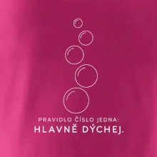 Hlavně dýchej pět stoupajících potápěčských bublin