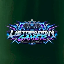 Listopadový gamer s neonovým herním ovladačem