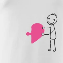 Párová trička puzzle postavička