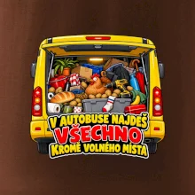 V autobuse najdeš všechno kromě volného místa