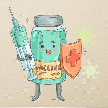 Cartoon vaccine
