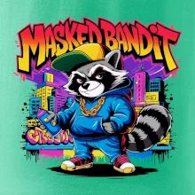 Mýval - masked bandit grafitti