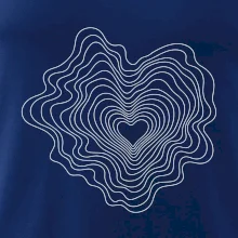 Topografické srdce z vrstevnic