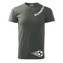Kickball nápis šikmo