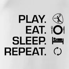 Play Eat Sleep Repeat házená Play Eat Sleep Repeat házená