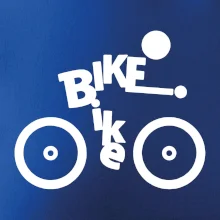 Bike nápis postava