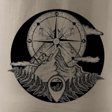 Cestování - hory kompas