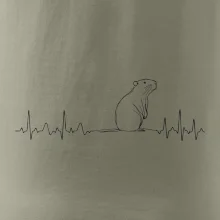 EKG křivka kapybara