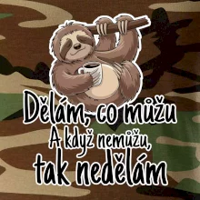 Dělám, co můžu. A když nemůžu, tak nedělám.